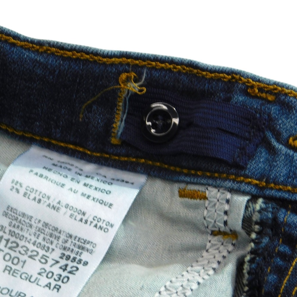 Wrangler Classic Straight Stretch Jeans Boys 8 Regular Medium Wash - Picture 5 of 9